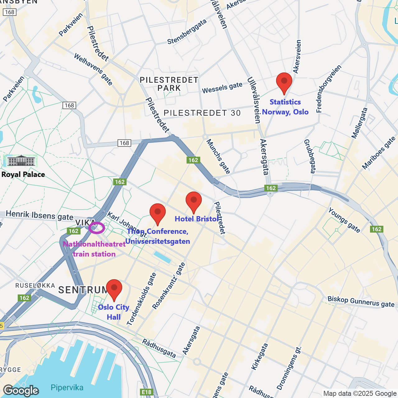 Oslo City, the venues 